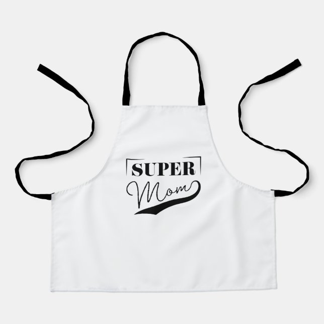 Delantal Super Mamá (Anverso)