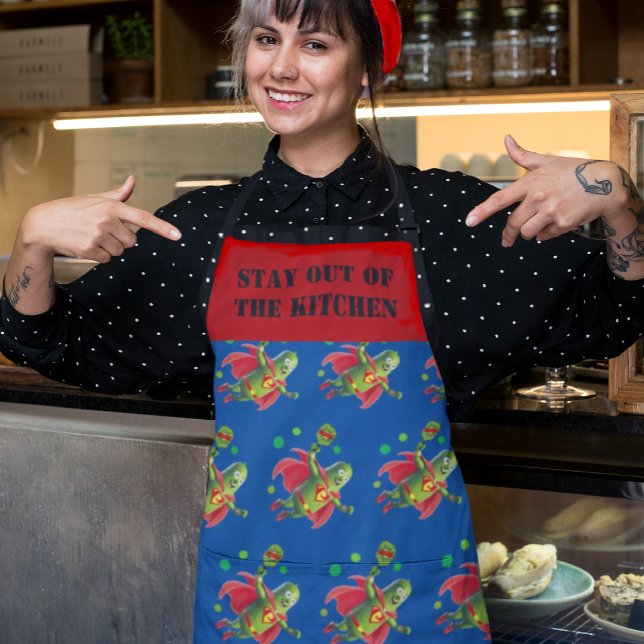 Delantal Super Pickleman Personalizado (Mom's the Boss!)