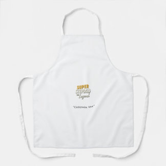 Delantal Super Step Dad la Leyenda – Regalo BBQ