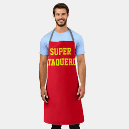 Delantal súper taquero