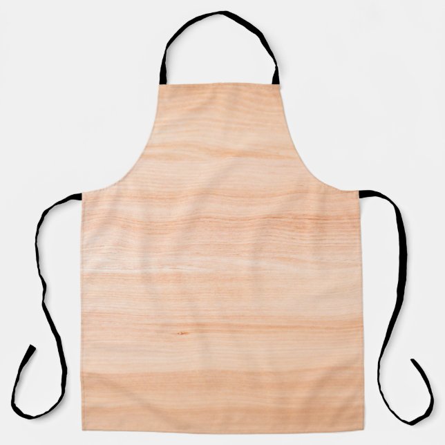 Delantal Superficie de madera retro (Anverso)