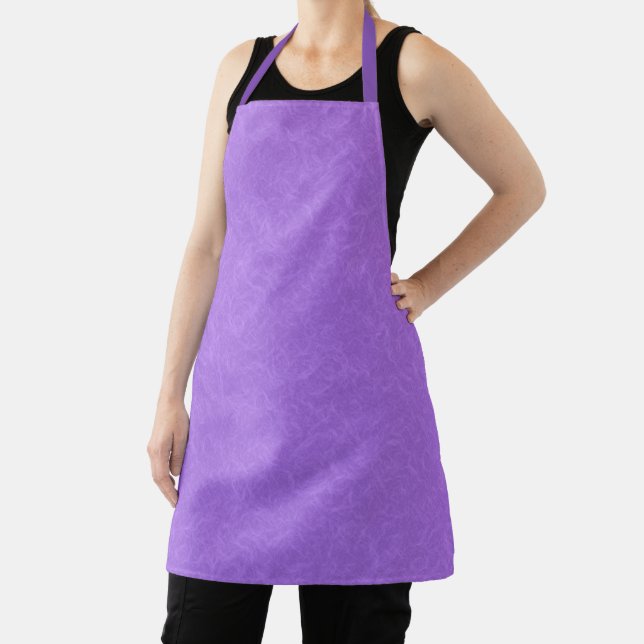 Delantal Superficie morada texturizada con patrón de remoli (in situ)