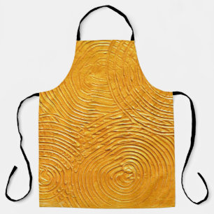 Delantal Superficie texturada dorada, fondo dorado, analgés