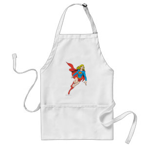 Delantal Supergirl en movimiento