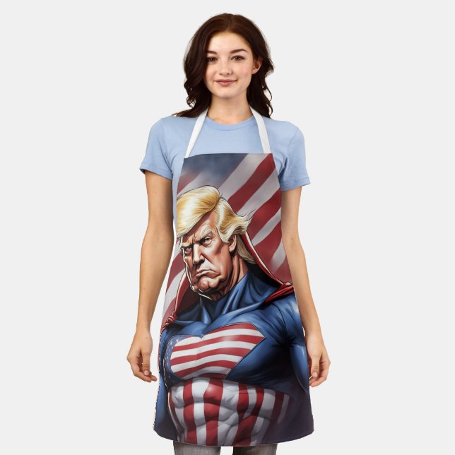 Delantal Superhéroe épico de Trump Apron (Gastado)