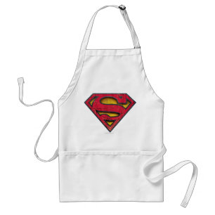 Delantal Superman S-Shield   Logotipo con problemas