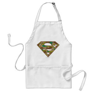Delantal Superman S-Shield  Logotipo de camuflaje
