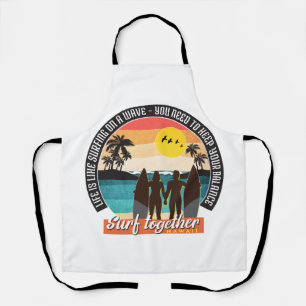 Delantal Surf juntos - Mantenga su equilibrio