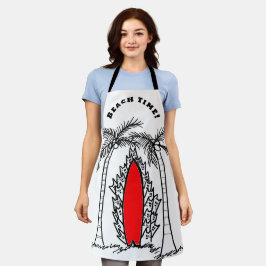 Delantal Surfing Cats Apron