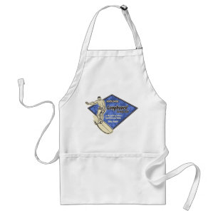 Delantal Surfing Club Hibiscus Diamond Chef's Apron