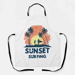 Delantal Surfing - Surfing al atardecer