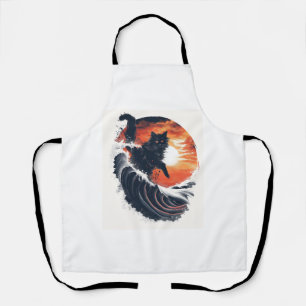 Delantal Surf's Up Cat
