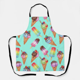 Delantal Surtido de helados por Natasha Us