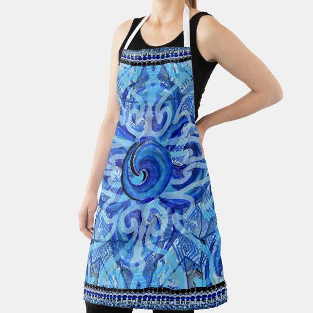 Delantal Susea Blu Studios Wave Apron (in situ)