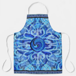 Delantal Susea Blu Studios Wave Apron