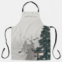 Sushi Apron Asia - Bosque de Zen Naturaleza 