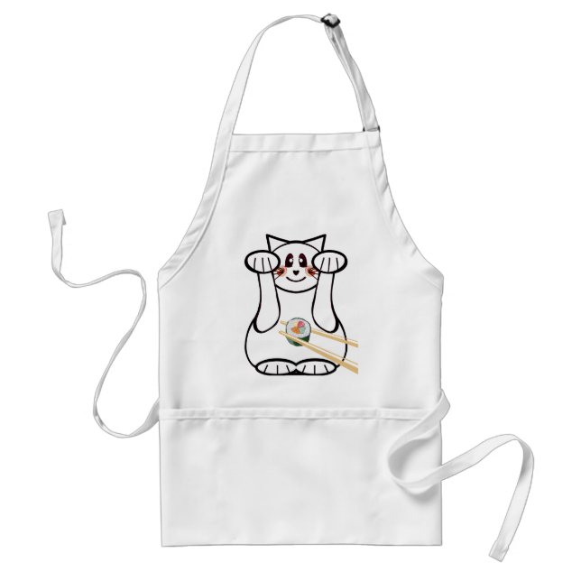 Delantal Sushi Apron - ¡¡¡Dame Más!!! (Frente)