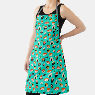 Delantal Sushi de Emoji Cuta Caracteriza A Chef De Comida J