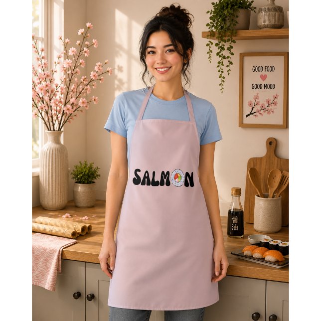 Delantal sushi de salmón (Subido por el creador)