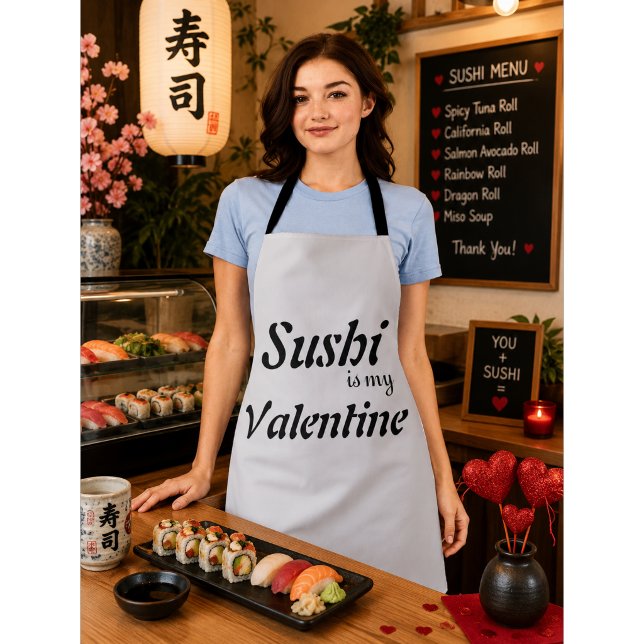 Delantal Sushi Es Mi San Valentín (Subido por el creador)