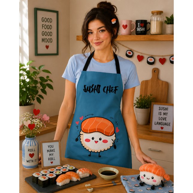 Delantal Sushi Es Mi San Valentín  (Subido por el creador)