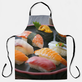 Delantal Sushi Harmony Apron – Classic Nigiri Delight