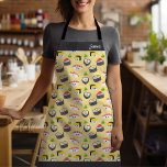 Delantal Sushi Kawaii personalizado<br><div class="desc">Apron personalizado de sushi kawaii - Este peculiar delantal, con piezas de sushi, va a tomar el mundo por asalto. ¡Porque enfrentémoslo a quien no le gusta el sushi! Une a la gente. Un impresionante delantal que añade el ingrediente correcto para deslumbrar a todos y estar de moda mientras se...</div>