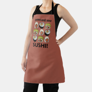 Delantal Sushi Sushi Dulce y Agrio