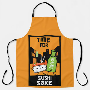 Delantal Sushi Y Sake Foodies