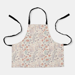 Delantal Susurros de flores silvestres de primavera