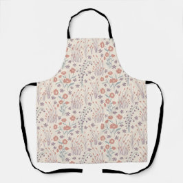 Delantal Susurros de flores silvestres de primavera