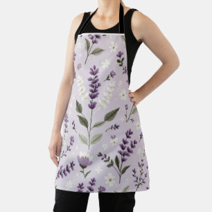 Delantal Susurros de lavanda - Apron Botánico Popular