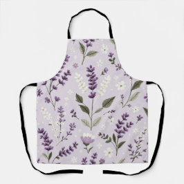 Delantal Susurros de lavanda - Apron Botánico Popular