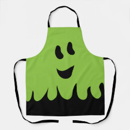 Delantal Sweet Boo Ghost Apron Green