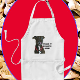 Delantal Sweet Pitbull Lab Mix Dog on the Chef's Apron