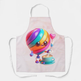 Delantal Sweet Rainbow Barista Apron