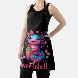 Delantal Sweetolotl Vibes Axolotl Amantes de la Cuidad