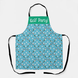 Delantal Swing & Sizzle: Personalizado Fiesta de golf Apron