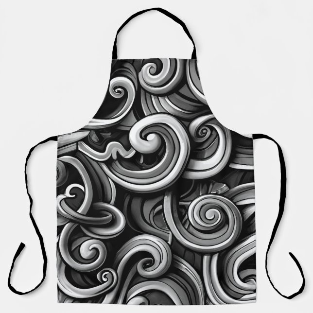 Delantal Swirls de Silver Energy (Anverso)