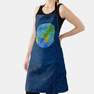 Delantal Swirly Earth