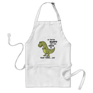 Delantal T-Rex Clap II