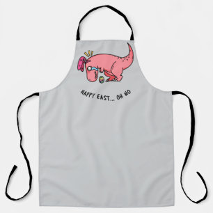 Delantal T-Rex Feliz Lucha de Pascua
