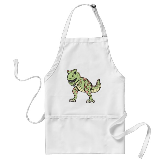Delantal ¡T-rex!  ¡Personalizable! (Frente)
