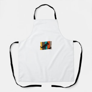 Delantal T-Rex Walking Dachshund Sausage Dog Lover