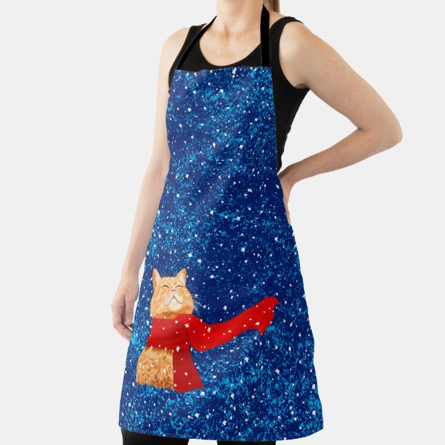 Delantal Tabby ama Nieve (in situ)