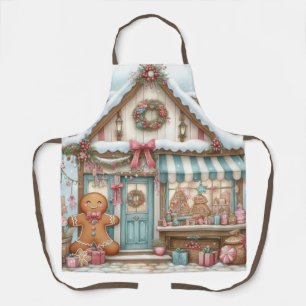 Delantal Tabla de cortar casa de panadería de jengibre