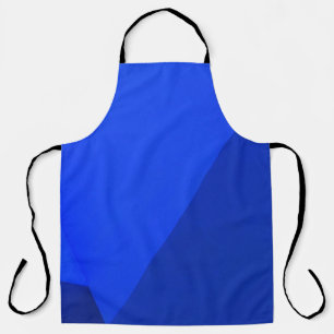 Delantal Tabla de madera azul y negra
