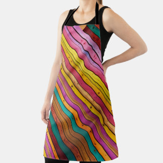 Delantal Tabla de plancha de madera artesanal con Apron