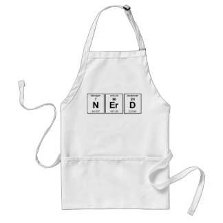 Delantal Tabla periódica de NErD