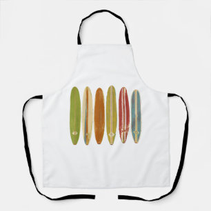 Delantal Tablas de surf Longboard estilo retro vintage